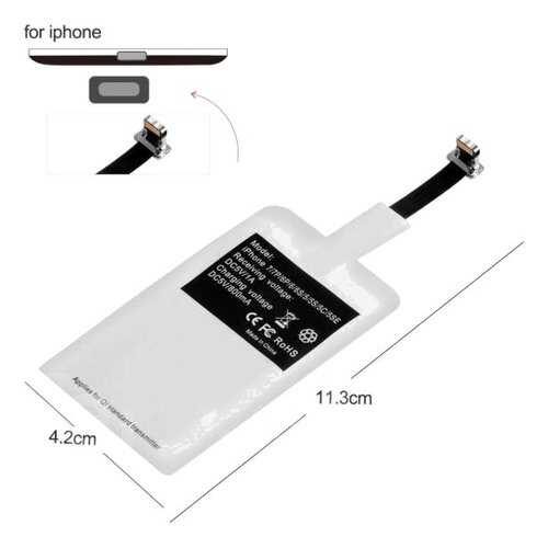 Адаптер NoBrand для беспроводной зарядки iPhone ( Lightning ) (3210) в Аврора
