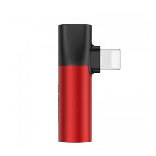 Аудио-переходник Baseus L43 Lightning (input) for Lightning Red в Аврора