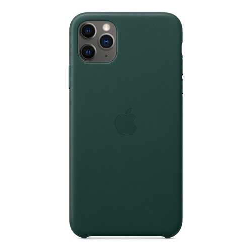 Чехол Apple для iPhone 11 Pro Max Leather Case - Forest Green в Аврора