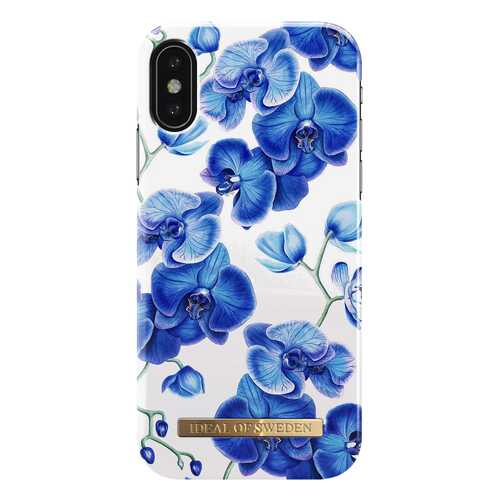 Чехол Apple iDea Blue Orchid для iPhone X бело-синий IDFCS17-I8-64 в Аврора