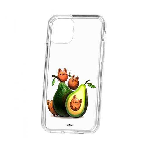 Чехол Apple iPhone 11 Pro Kruche Print Авокотики в Аврора