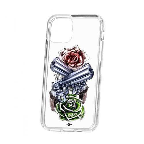 Чехол Apple iPhone 11 Pro Kruche Print Карты деньги 2 ствола в Аврора