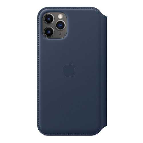 Чехол Apple Leather Folio Deep Sea Blue для смартфона iPhone 11 Pro (MY1L2ZM/A) в Аврора