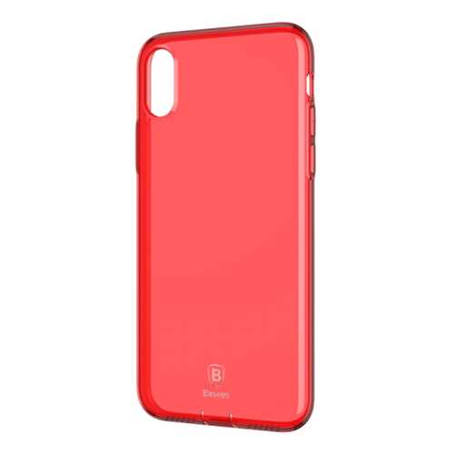 Чехол Baseus Simple Ultrathin для Apple iPhone X (5.8) / XS (5.8) Transparent Red) в Аврора