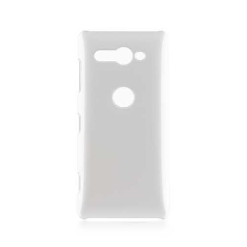 Чехол Brosco Soft-touch для Sony Xperia XZ2 Compact, серебряная в Аврора