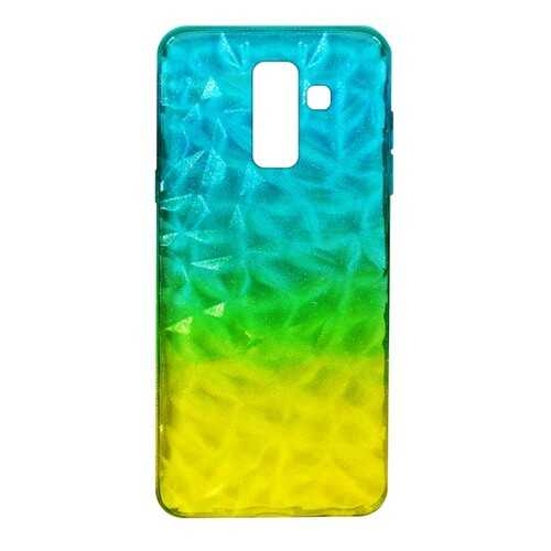 Чехол Crystal Krutoff для Samsung Galaxy A6+ (SM-A605) Yellow/Blue в Аврора