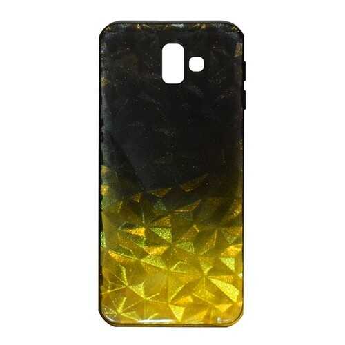 Чехол Crystal Krutoff для Samsung Galaxy J6+ (SM-J610) Yellow/Black в Аврора