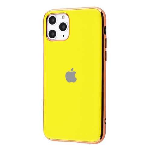 Чехол GLOSSY LOGO для Apple iPhone 11 Pro Max Yellow в Аврора