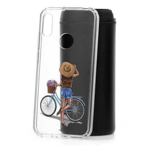 Чехол Huawei Honor 8A Kruche Print Велосипедная прогулка в Аврора