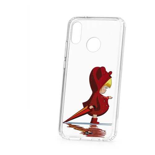 Чехол Huawei P20 Lite Kruche Print Девочка с зонтом в Аврора