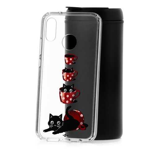 Чехол Huawei P20 Lite Kruche Print Котенок в чашке в Аврора