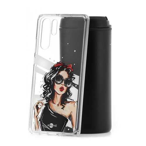 Чехол Huawei P30 Pro Kruche Print Фэшн леди в Аврора