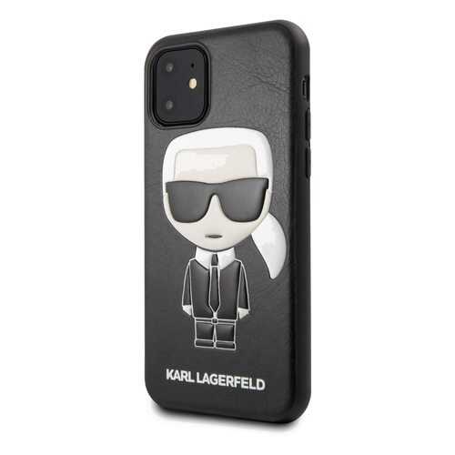 Чехол Karl Lagerfeld PU Leather Iconik (KLHCN61IKPUBK) для iPhone 11 (Black) в Аврора