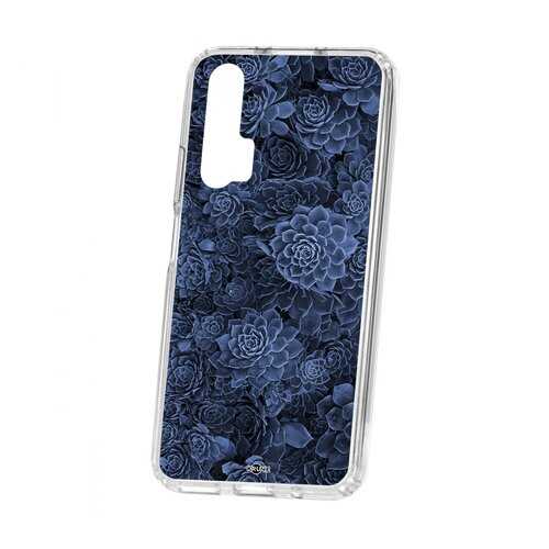 Чехол Kruche для Huawei Honor 20 Pro Print Каменная роза в Аврора