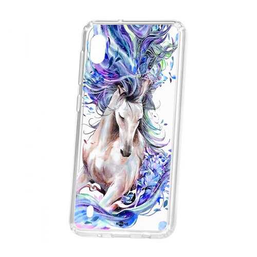 Чехол Kruche для Samsung Galaxy A10 2019 Print Грация в Аврора