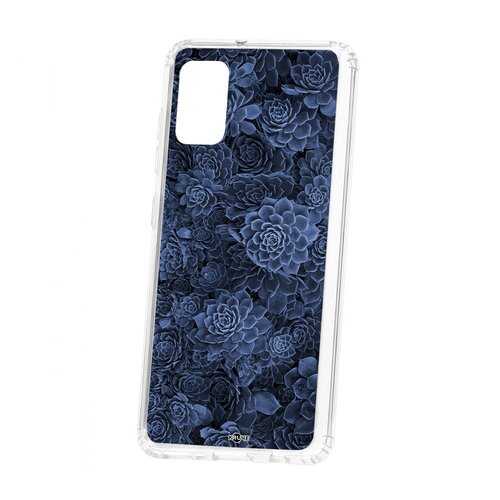 Чехол Kruche для Samsung Galaxy A41 2019 Print Каменная роза в Аврора