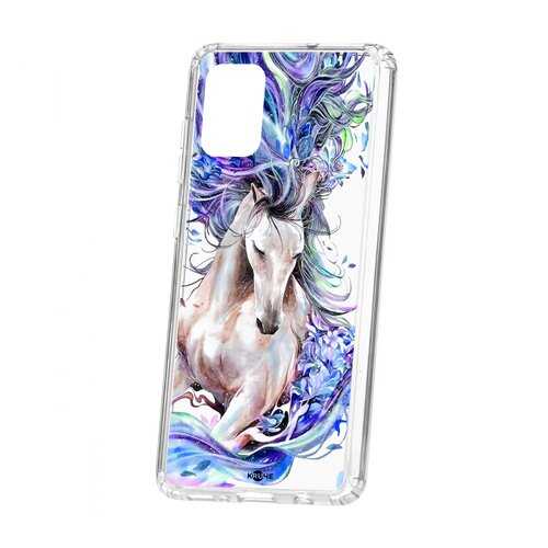Чехол Kruche для Samsung Galaxy A71 Print Грация в Аврора
