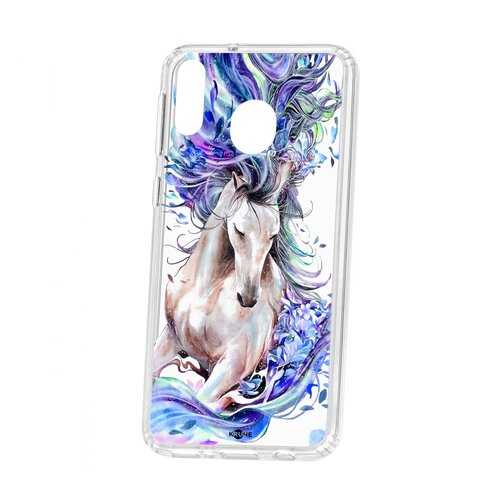 Чехол Kruche для Samsung Galaxy M20 Print Грация в Аврора