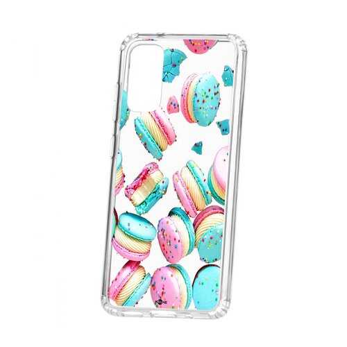 Чехол Kruche для Samsung Galaxy S20 Print Макарон в Аврора