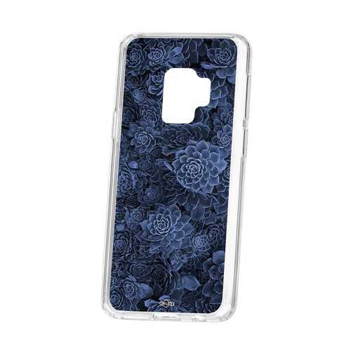 Чехол Kruche для Samsung Galaxy S9 Print Каменная роза в Аврора