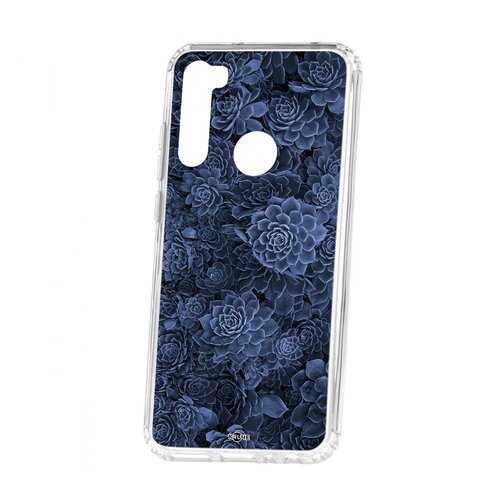 Чехол Kruche для Xiaomi Redmi Note 8T Print Каменная роза в Аврора