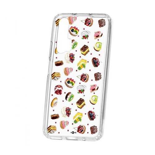 Чехол Kruche Huawei Honor 20 Pro Print Cake в Аврора