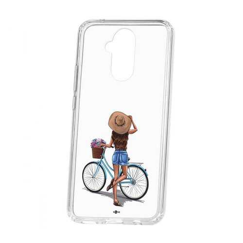 Чехол Kruche Huawei Mate 20 Lite Print Велосипедная прогулка в Аврора