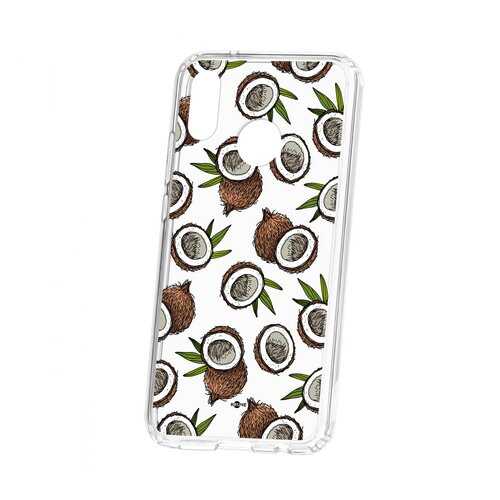 Чехол Kruche Huawei P20 Lite Print Кокосы в Аврора