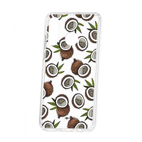 Чехол Kruche Huawei P30 Lite Print Кокосы в Аврора