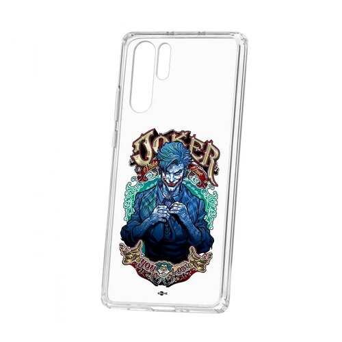 Чехол Kruche Huawei P30 Pro Print Джокер в Аврора