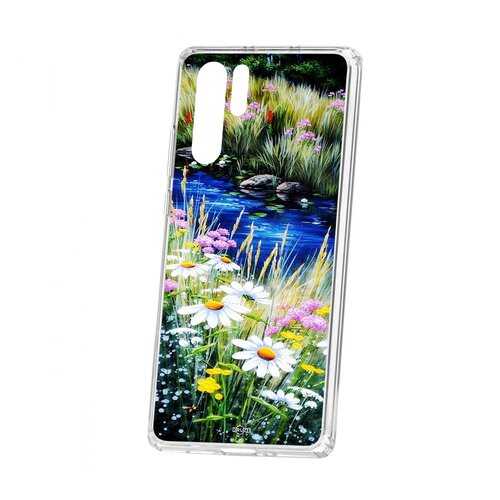 Чехол Kruche Huawei P30 Pro Print Ромашки у ручья в Аврора