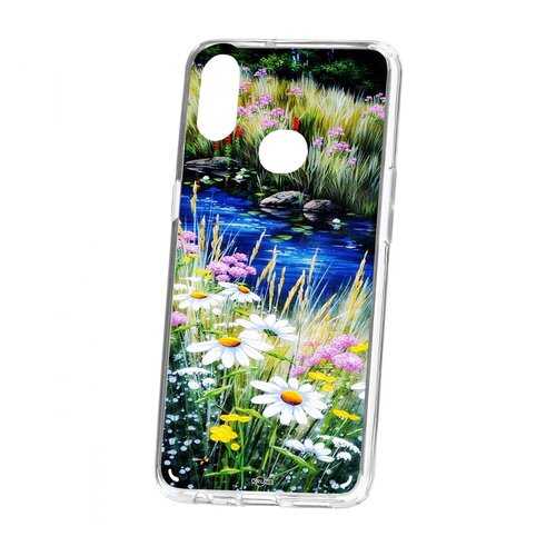 Чехол Kruche Samsung Galaxy A10S Print Ромашки у ручья в Аврора