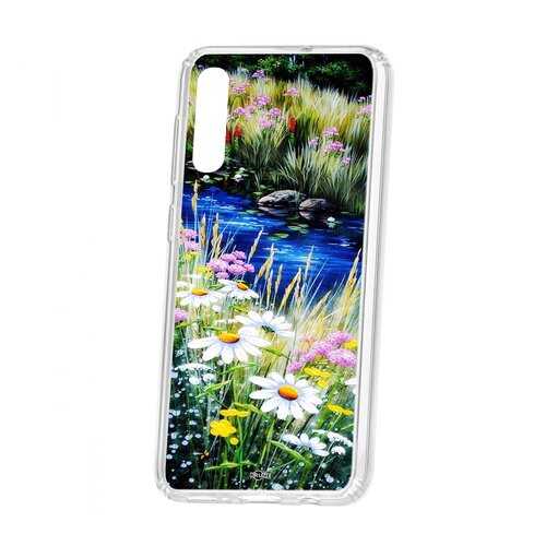 Чехол Kruche Samsung Galaxy A50 2019 Print Ромашки у ручья в Аврора