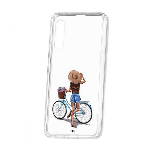 Чехол Kruche Samsung Galaxy A90 5G Print Велосипедная прогулка в Аврора
