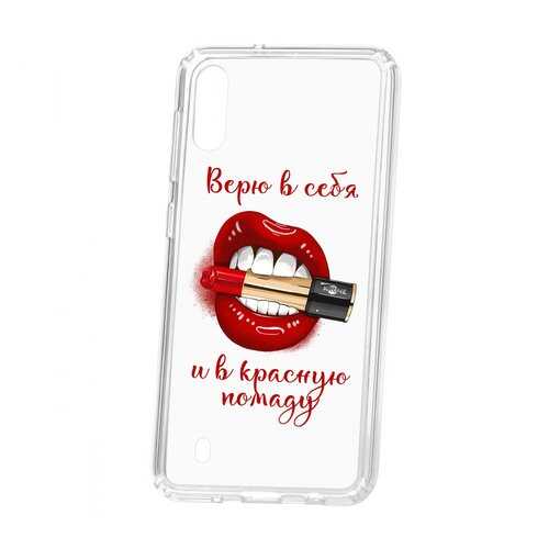 Чехол Kruche Samsung Galaxy M10 Print Red lipstick в Аврора