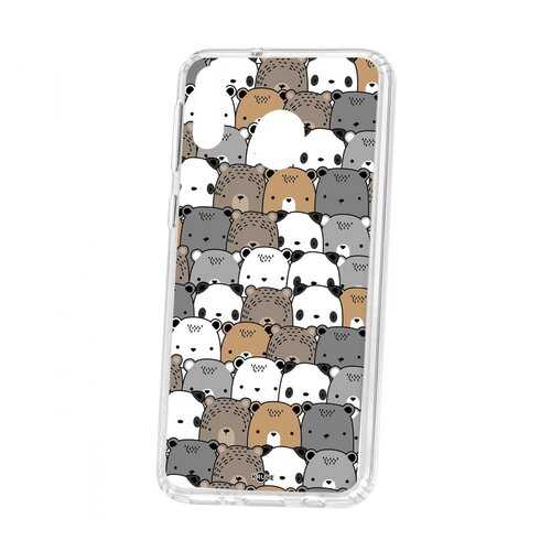 Чехол Kruche Samsung Galaxy M20 Print Медвежата в Аврора