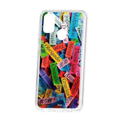 Чехол Kruche Samsung Galaxy M30S Print Thank you в Аврора