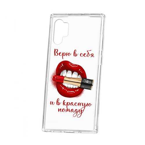 Чехол Kruche Samsung Galaxy Note 10+ Print Red lipstick в Аврора