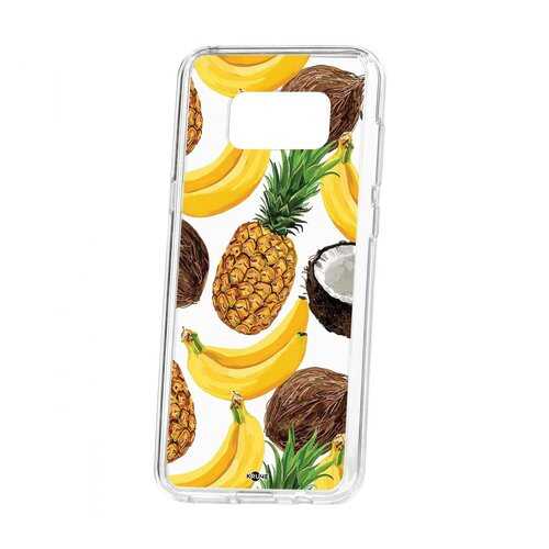 Чехол Kruche Samsung Galaxy S8 Plus Print Тропический микс в Аврора
