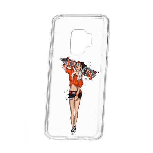 Чехол Kruche Samsung Galaxy S9 Print Лонгборд в Аврора
