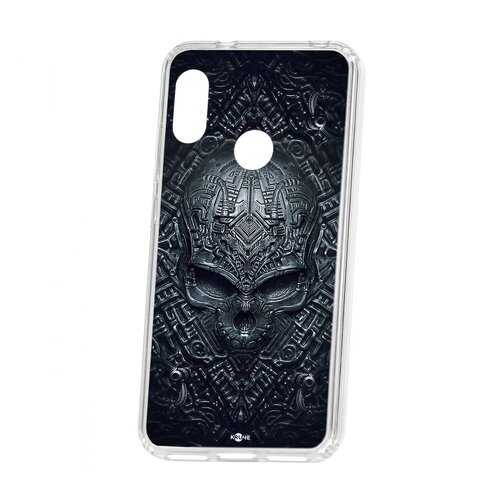 Чехол Kruche Xiaomi Redmi 6 Pro Print Череп техно в Аврора