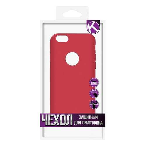Чехол Krutoff для iPhone 6/6S Red в Аврора