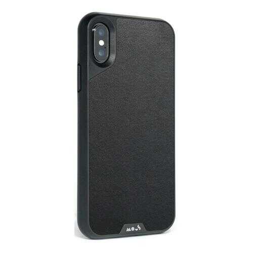 Чехол Mous Limitless 2.0 (LIM2-IX65BLK-LETHRBLK-NS-RET) для iPhone Xs Max (Black Leather) в Аврора