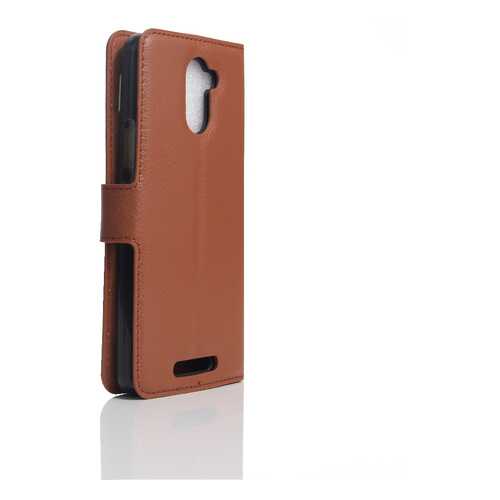 Чехол MyPads для BQ Aquaris U Plus Brown в Аврора