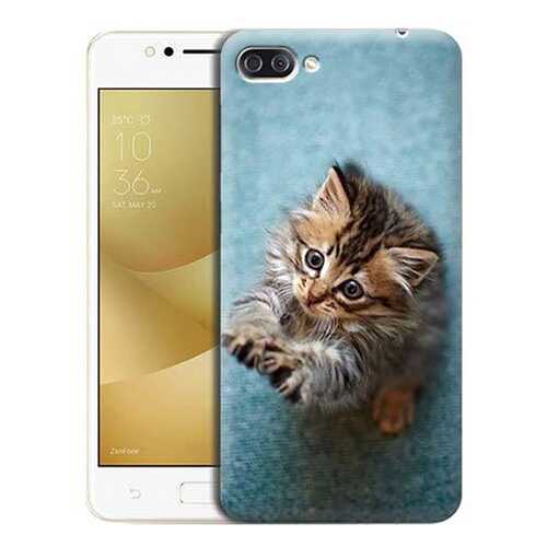 Чехол RE:PA для Asus Zenfone 4 Max ZC520KL с принтом Котёнок на голубом в Аврора