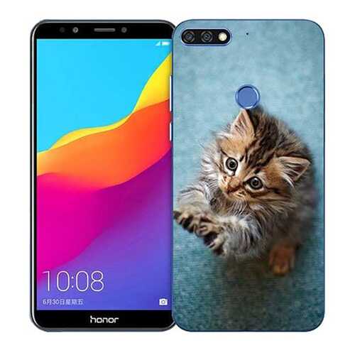 Чехол RE:PA для Huawei Honor 9 с принтом Котёнок на голубом в Аврора