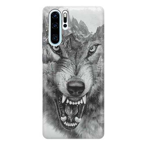 Чехол RE:PA для Huawei P30 Pro с принтом Волк в горах в Аврора
