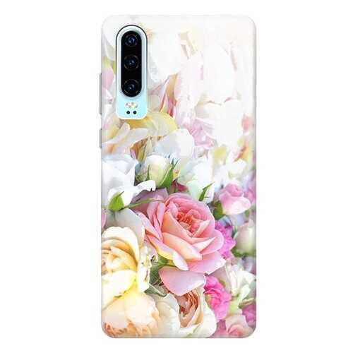 Чехол RE:PA для Huawei P30 с принтом Нежные розы в Аврора