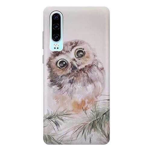 Чехол RE:PA для Huawei P30 с принтом Совенок в Аврора