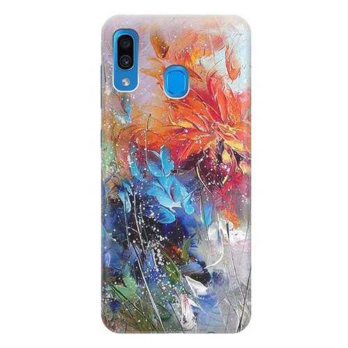 Чехол RE:PA для Samsung Galaxy A30 с принтом Весенний взрыв в Аврора